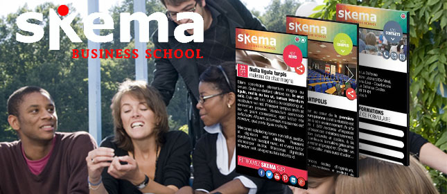 Skema Business School web app